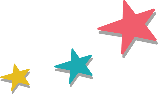 Reedmace three stars logo